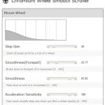 Chromium Wheel Smooth Scroller