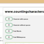 Counting Characters - #1 Letter & Word Count