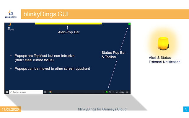 blinkyDings Genesys Cloud Connector